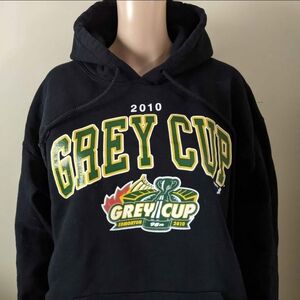 Grey Cup 2010 98th Edmonton Black Hoodie, Men's Large